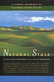 Cover of: Natural state: a literary anthology of California nature writing