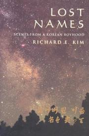 Lost names by Richard E. Kim