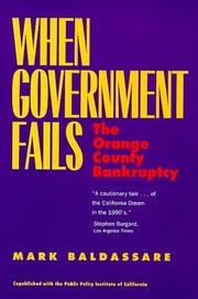 When government fails by Mark Baldassare