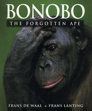 Cover of: Bonobo:  The Forgotten Ape