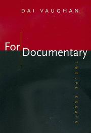 Cover of: For documentary: twelve essays