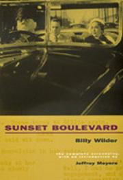 Cover of: Sunset Boulevard by Billy Wilder