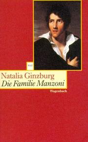 Cover of: Die Familie Manzoni