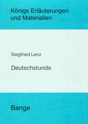 Cover of: Deutschstunde
