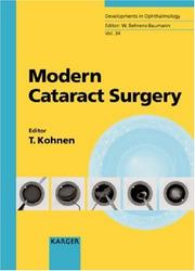 Modern cataract surgery