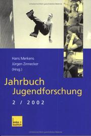 Cover of: Jahrbuch Jugendforschung 2/2002.