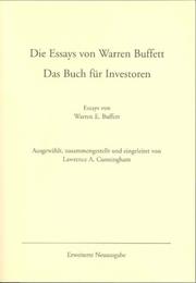 Cover of: Die Essays von Warren Buffett