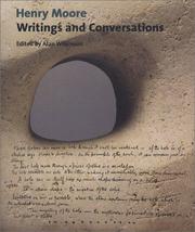 Henry Moore-- writings and conversations