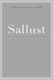 Cover of: Sallust (Sather Classical Lectures)