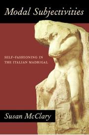 Modal subjectivities : self-fashioning in the Italian madrigal