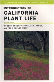 Cover of: Introduction to California Plant Life, Revised Edition