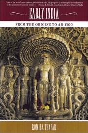 Cover of: Early India: From the Origins to AD 1300