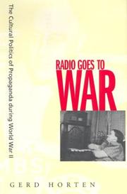 Radio Goes to War by Gerd Horten