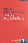 Cover of: Die Analyse literarischer Texte. Einführung und Anleitung.
