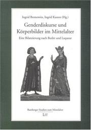Genderdiskurse und Körperbilder im Mittelalter by Ingrid Bennewitz, Ingrid Kasten