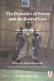 Cover of: Dynamics of Power and the Rule of Law: Essays on Africa and Beyond