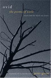 Cover of: The poems of exile: Tristia and the Black Sea letters