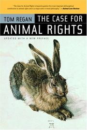 Cover of: The case for animal rights