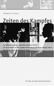 Cover of: Zeiten des Kampfes