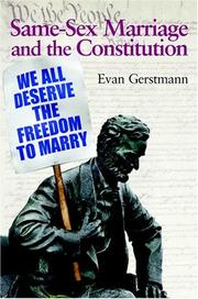 Same sex marriage and the Constitution