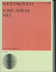 Cover of: Song Album: Voice and Piano