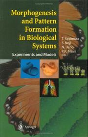 Cover of: Morphogenesis and Pattern Formation in Biological Systems