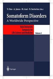 Somatoform disorders : a worldwide perspective