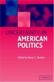 Uncertainty in American politics