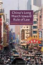 China's long march toward rule of law