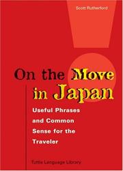 On the move in japan : useful phrases & common sense for the traveler