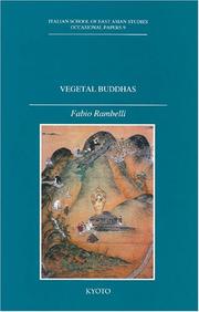 Cover of: Vegetal Buddhas: Ideological Effects Of Japanese Buddhist Doctrines On The Salvation Of Inanimate Beings