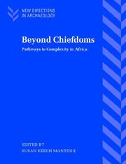 Beyond chiefdoms : pathways to complexity in Africa