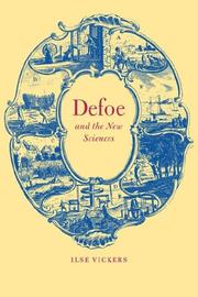 Cover of: Defoe and the New Sciences
