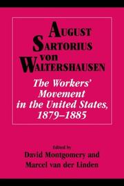 Cover of: The Workers' Movement in the United States, 18791885