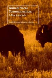 Cover of: Animal Vocal Communication: A New Approach