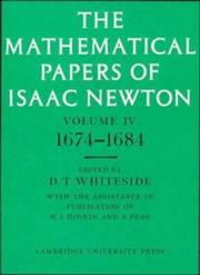 The mathematical papers of Isaac Newton. Vol.4, 1674-1684