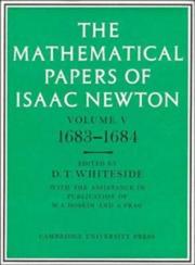 The mathematical papers of Isaac Newton. Vol.5, 1683-1684