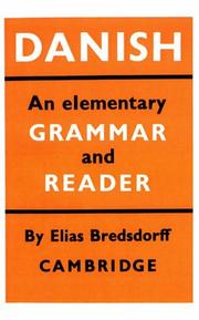 Cover of: Danish: An Elementary Grammar and Reader