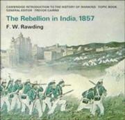 Cover of: The rebellion in India, 1857
