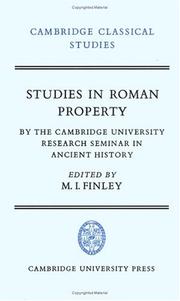 Studies in Roman property