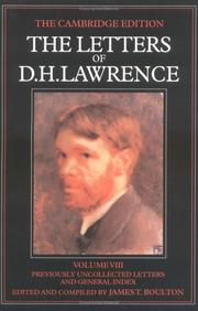 The letters of D.H. Lawrence