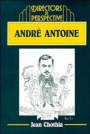 André Antoine by Jean Chothia