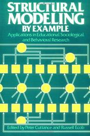 Structural modeling by example : applications in educational, sociological, and behavioral research