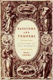 Cover of: Passions and Tempers