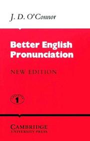 Cover of: Better English Pronunciation Cassettes (2)