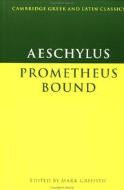 Cover of: Prometheus bound by Aeschylus