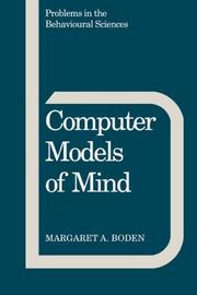 Computer models of mind by Margaret A. Boden