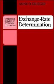 Cover of: Exchange-rate determination