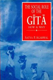 Cover of: The Social Role of the Gita