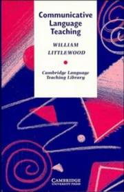 Communicative language teaching by Littlewood, William.